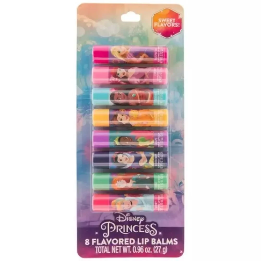 8 New Disney Princess Lip Balms NWT
